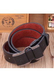 Men PU Waist Belt,Party/ Work/ Casual Alloy All Seasons