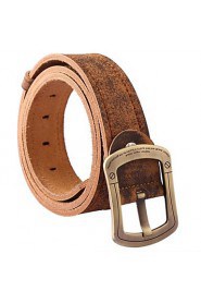 Men Vintage/Cute/Party/Work/Casual Alloy/Leather Calfskin Buckle/Waist Belt 1520-002