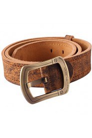 Men Vintage/Cute/Party/Work/Casual Alloy/Leather Calfskin Buckle/Waist Belt 1520-002