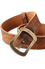 Men Vintage/Cute/Party/Work/Casual Alloy/Leather Calfskin Buckle/Waist Belt 1520-002