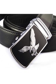 Men Party/Work/Casual Alloy/Leather Calfskin Waist Belt PZD4025-05