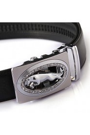 Men Party/Work/Casual Alloy/Leather Calfskin Waist Belt PZD4025-03