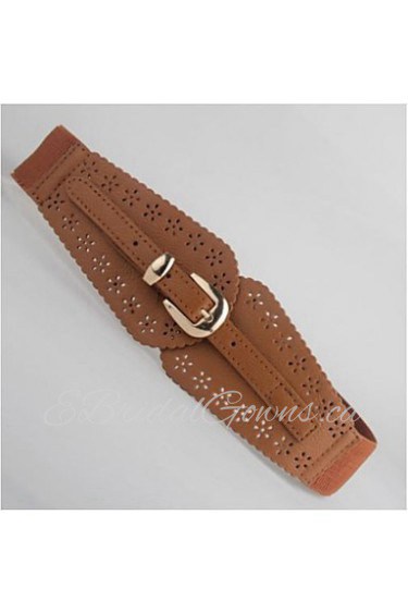 Women Wide Belt,Casual Leather All Seasons