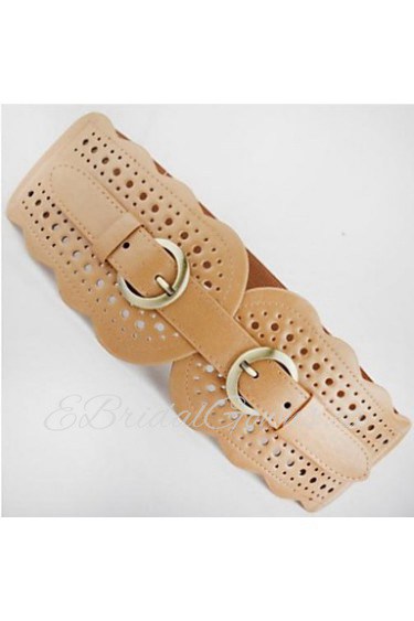 Women Wide Belt,Casual Leather All Seasons