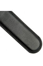 New Mens Black Ratchet Belt Fashion Business Casual Style Genuine Leather 3.5cm Width 8-5