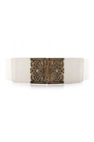 Women Wide Belt,Vintage/ Cute/ Party/ Work/ Casual Alloy All Seasons