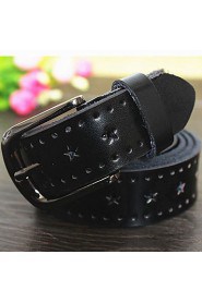 Women Calfskin Waist Belt,Vintage/ Casual Alloy All Seasons