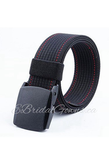 Men Nylon Waist Belt,Vintage/ Casual Acrylic All Seasons