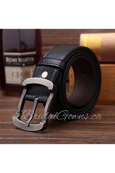 Men Buckle,Party/ Casual Alloy/ Leather All Seasons