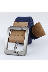 Men Canvas Waist Belt,Work/ Casual Alloy All Seasons