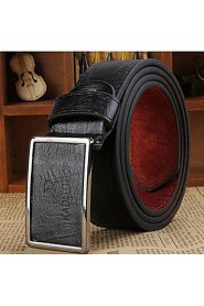 Men Waist Belt,Work/ Casual Alloy/ Leather All Seasons