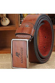 Men Waist Belt,Work/ Casual Alloy/ Leather All Seasons