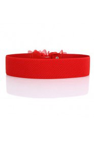 Women Wide Belt,Cute Alloy All Seasons