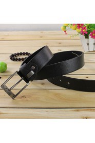 Men PU Waist Belt,Party/ Work/ Casual Alloy