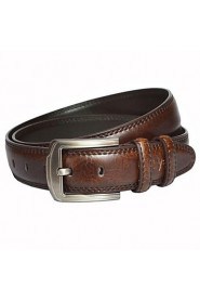 Men Wide Belt,Work/ Casual Leather All Seasons