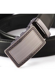 Men Party/Work/Casual Alloy/Leather Calfskin Waist Belt PZD4041-04