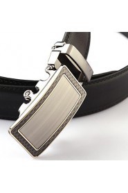 Men Party/Work/Casual Alloy/Leather Calfskin Waist Belt PZD4041-04