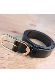 Women Calfskin Waist Belt,Vintage/ Casual Alloy All Seasons