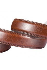 New Mens Belt Fashion Business Casual Style Real Leather 3.8cm Width (1)