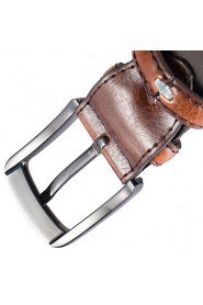 New Mens Belt Fashion Business Casual Style Real Leather 3.8cm Width (1)