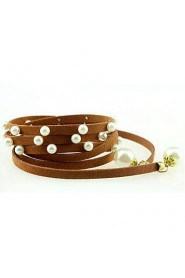 Women Skinny Belt,Cute/ Casual Pearl/ Leather All Seasons