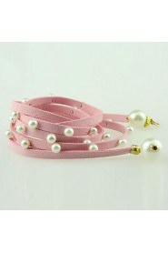 Women Skinny Belt,Cute/ Casual Pearl/ Leather All Seasons