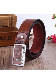 Men Waist Belt,Work/ Casual Alloy/ Leather All Seasons