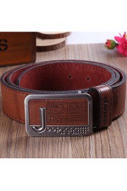 Men Waist Belt,Work/ Casual Alloy/ Leather All Seasons