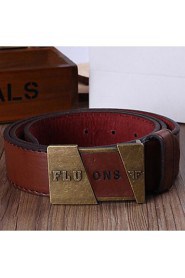 Men Waist Belt,Work/ Casual Alloy/ Leather All Seasons