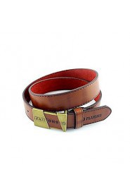 Men Waist Belt,Work/ Casual Alloy/ Leather All Seasons