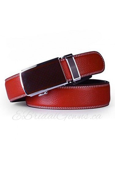 Men Buckle/ Waist Belt,Vintage/ Party/ Work/ Casual Alloy/ Leather All Seasons