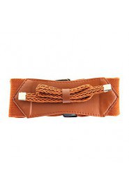 Women's Retro Elastic Bowknot Waistband