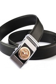 Men Party/Work/Casual Alloy/Leather Calfskin Waist Belt PZD4025-11