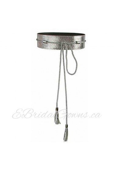 Women Leather Wide Belt,Casual Alloy All Seasons