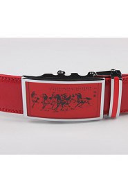 Men Buckle/ Waist Belt,Vintage/ Party/ Work/ Casual Alloy/ Leather All Seasons