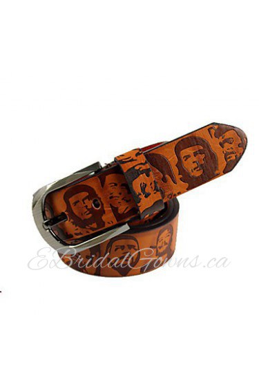 Men PU Waist Belt,Vintage/ Casual Alloy All Seasons