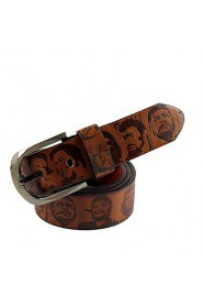 Men PU Waist Belt,Vintage/ Casual Alloy All Seasons