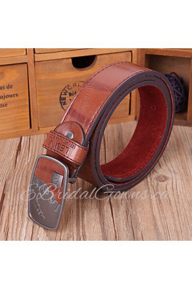 Men PU Waist Belt,Party/ Work/ Casual Alloy All Seasons