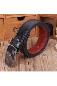 Men PU Waist Belt,Party/ Work/ Casual Alloy All Seasons