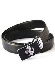 Men Party/Work/Casual Alloy/Leather Calfskin Waist Belt PZD4025-12