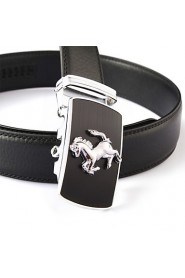 Men Party/Work/Casual Alloy/Leather Calfskin Waist Belt PZD4025-12