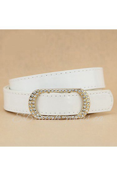 Women PU Skinny Belt,Casual Alloy All Seasons