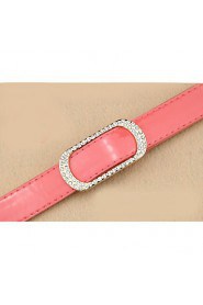 Women PU Skinny Belt,Casual Alloy All Seasons