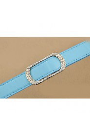 Women PU Skinny Belt,Casual Alloy All Seasons