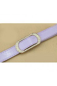 Women PU Skinny Belt,Casual Alloy All Seasons