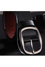 Men Waist Belt,Work/ Casual Alloy/ Leather All Seasons