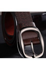 Men Waist Belt,Work/ Casual Alloy/ Leather All Seasons