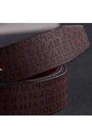 Men Waist Belt,Work/ Casual Alloy/ Leather All Seasons