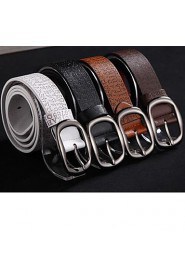 Men Waist Belt,Work/ Casual Alloy/ Leather All Seasons