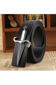 Men PU Waist Belt,Casual Alloy/ Leather All Seasons